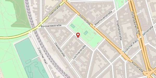 Karte der Umgebung von Rathenauplatz 15, 50674 Köln