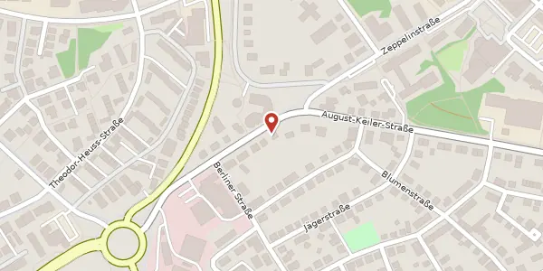 Karte der Umgebung von Bellheimer Straße 23, 76726 Germersheim