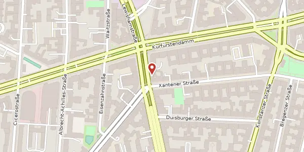 Karte der Umgebung von Brandenburgische Straße 32, 10707 Berlin