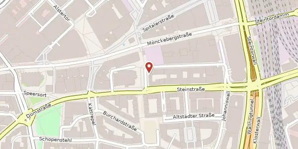 Karte der Umgebung von Jakobikirchhof 8, 20095 Hamburg