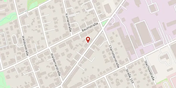 Karte der Umgebung von Buchholzer Straße 73, 13156 Berlin