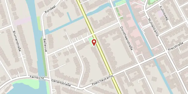 Karte der Umgebung von Sierichstraße 65, 22301 Hamburg