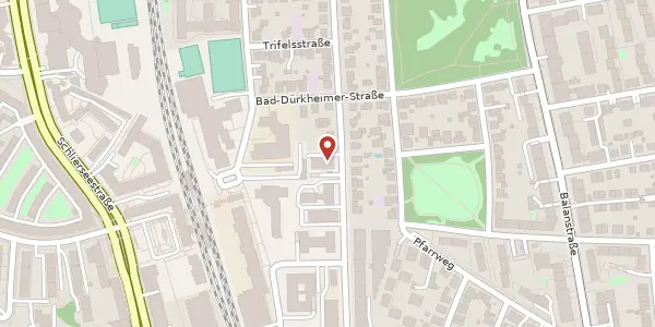 Karte der Umgebung von Pfälzer-Wald-Str. 32, 81539 München
