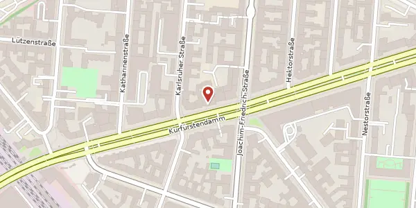 Karte der Umgebung von Kurfürstendamm 104, 10711 Berlin