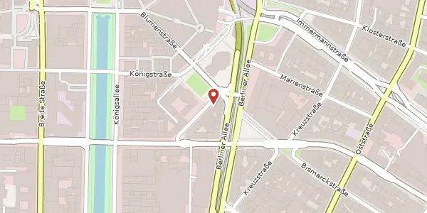 Karte der Umgebung von Josephinenstr. 17, 40212 Düsseldorf