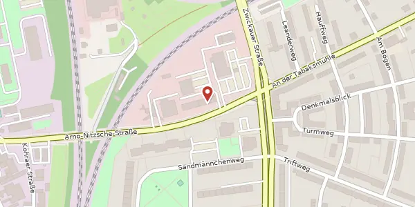 Karte der Umgebung von Arno-Nitzsche-Straße 45, 04277 Leipzig