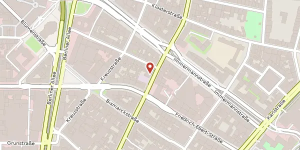 Karte der Umgebung von Oststr. 89, 40210 Düsseldorf