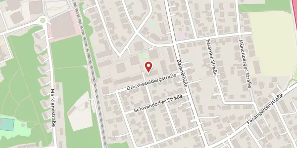 Karte der Umgebung von Dreisesselbergstr. 26, 81549 München