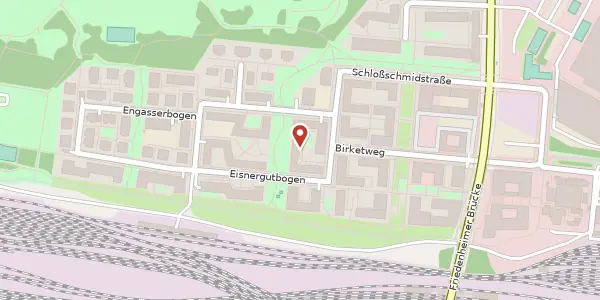 Karte der Umgebung von Eisnergutbogen 51, 80639 München