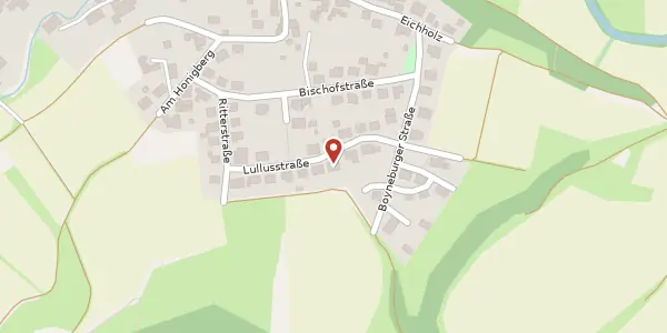 Karte der Umgebung von Lullusstraße 7, 37284 Waldkappel