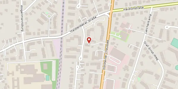 Karte der Umgebung von Halstenbeker Straße 5d, 22457 Hamburg
