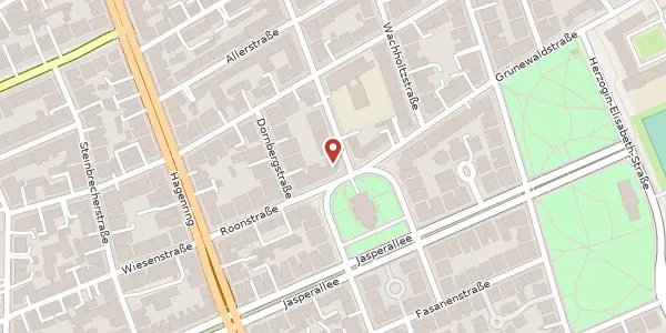 Karte der Umgebung von Roonstraße 7, 38102 Braunschweig