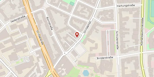 Karte der Umgebung von Grindelhof 35, 20146 Hamburg