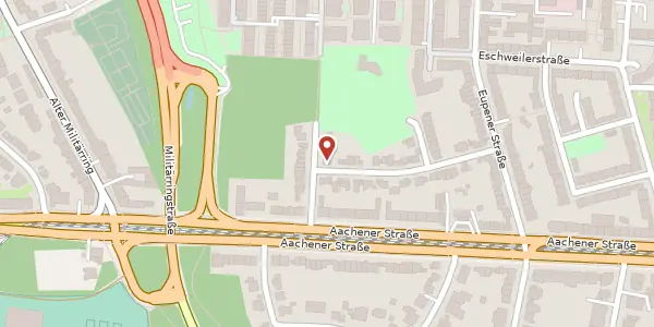 Karte der Umgebung von Malmedyer Str. 18, 50933 Köln