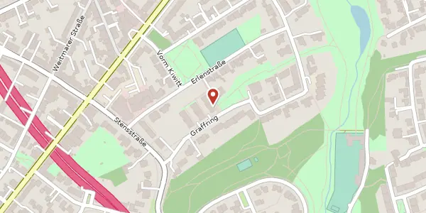 Karte der Umgebung von Graffring 46, 44795 Bochum