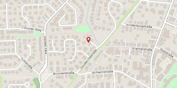 Karte der Umgebung von Doudevillestraße 20 E, 31542 Bad Nenndorf