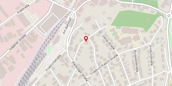 Karte der Umgebung von Parkstraße 9, 35066 Frankenberg