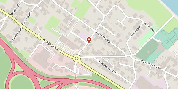 Karte der Umgebung von Kapellenstraße 5, 54340 Longuich