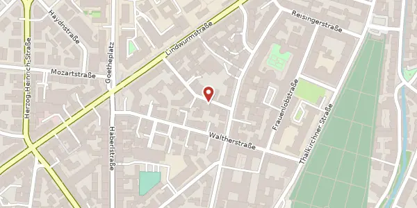 Karte der Umgebung von Ringseisstr. 10 A RGB, 80337 München
