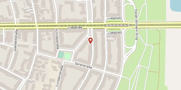 Karte der Umgebung von Markgrafenstr. 6, 40545 Düsseldorf