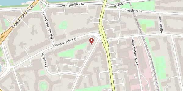 Karte der Umgebung von Ifflandstr. 81-83, 22087 Hamburg