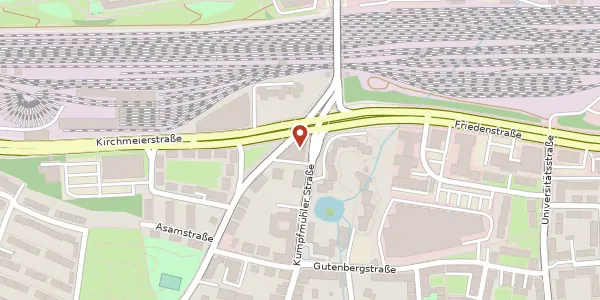 Karte der Umgebung von Kumpfmühlerstr. 30, 93051 Regensburg