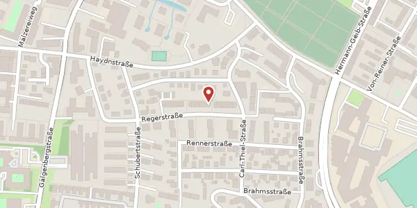 Karte der Umgebung von Regerstr. 47, 93053 Regensburg