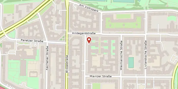 Karte der Umgebung von Koblenzer Straße 27, 10715 Berlin
