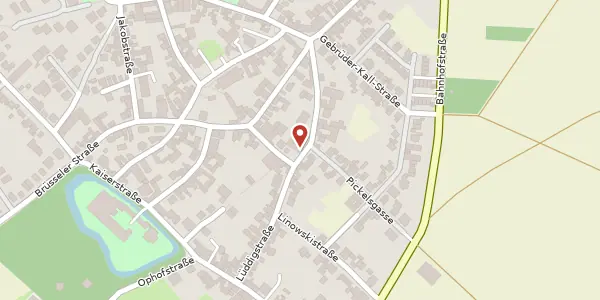 Karte der Umgebung von Lüddigstr. 6, 53332 Bornheim