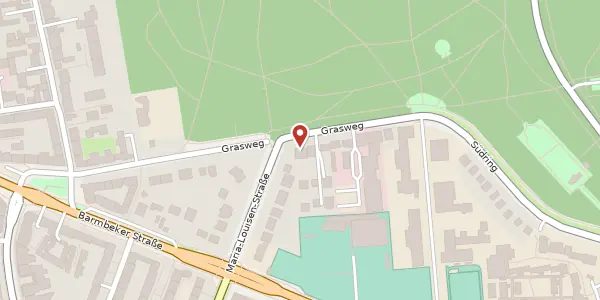 Karte der Umgebung von Grasweg 52, 22303 Hamburg