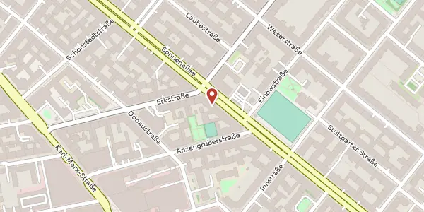 Karte der Umgebung von Sonnenallee 110, 12045 Berlin