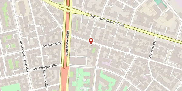 Karte der Umgebung von Blutenburgstr. 59, 80636 München