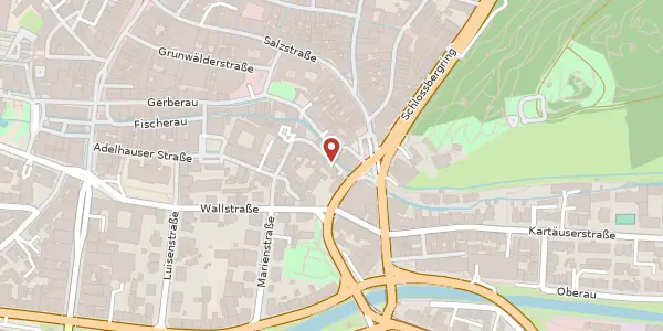 Karte der Umgebung von Insel 16, 79098 Freiburg im Breisgau
