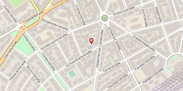 Karte der Umgebung von Schwanthalerstr. 50, 60596 Frankfurt