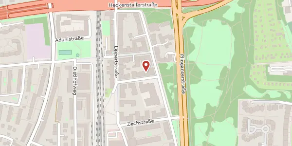 Karte der Umgebung von Georg-Hallmaier-Str. 2 - 4, 81369 München