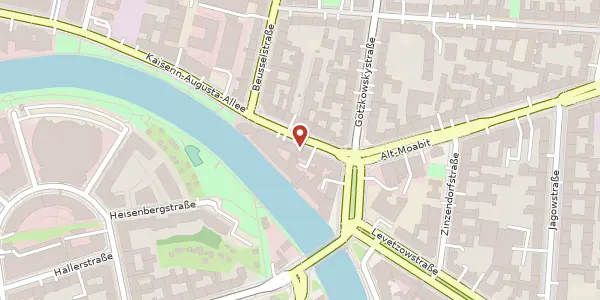 Karte der Umgebung von Alt-Moabit 62-63, 10555 Berlin