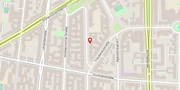 Karte der Umgebung von Nassauische Straße 60, 10717 Berlin