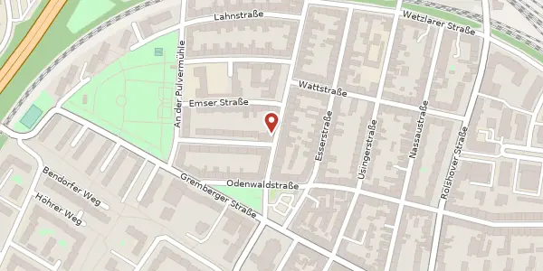 Karte der Umgebung von Taunusstr. 44, 51105 Köln