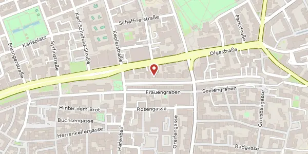 Karte der Umgebung von Heimstraße 11, 89073 Ulm/Donau
