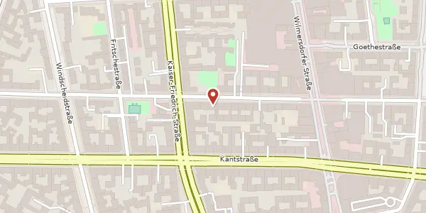 Karte der Umgebung von Pestalozzistraße 66, 10627 Berlin