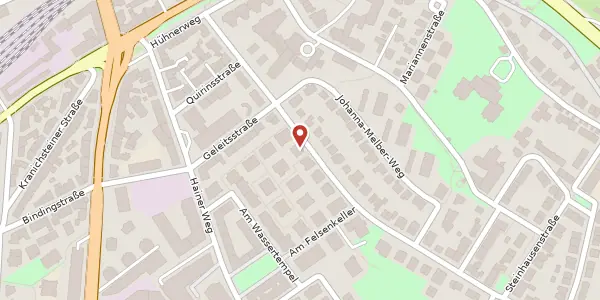 Karte der Umgebung von Wendelsweg 38, 60599 Frankfurt