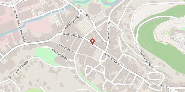Karte der Umgebung von Buchbindergasse 1, 95326 Kulmbach