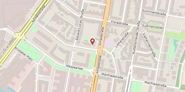 Karte der Umgebung von Moritzstr. 2a, 45131 Essen