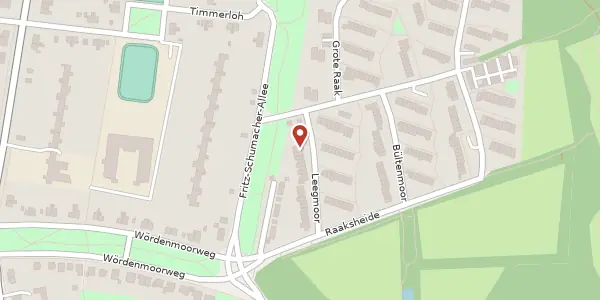 Karte der Umgebung von Leegmoor 37, 22417 Hamburg