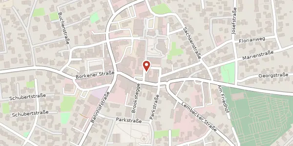 Karte der Umgebung von Rathausplatz 29 b, 46359 Heiden