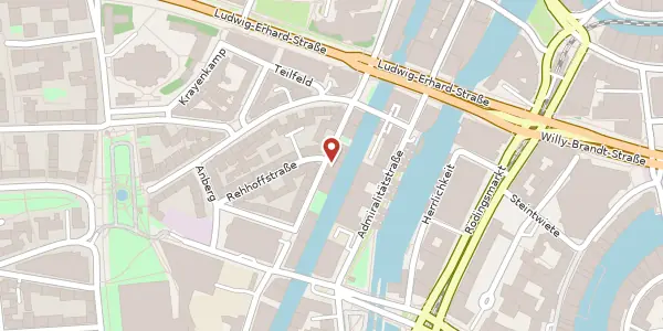 Karte der Umgebung von Herrengraben 26, 20459 Hamburg