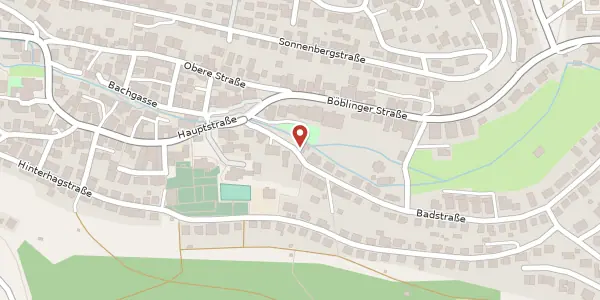Karte der Umgebung von Badstraße 15, 71134 Aidlingen