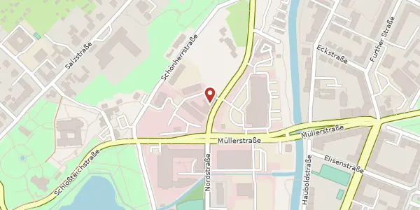 Karte der Umgebung von Nordstraße 43, 09113 Chemnitz