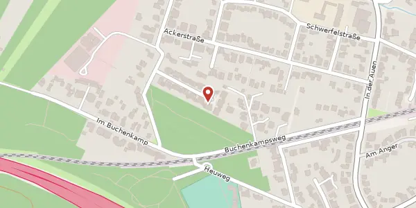 Karte der Umgebung von Bucheckernweg 24, 51109 Köln