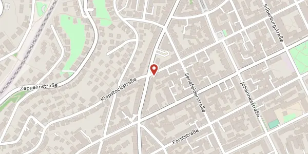 Karte der Umgebung von Lerchenstraße 85, 70176 Stuttgart